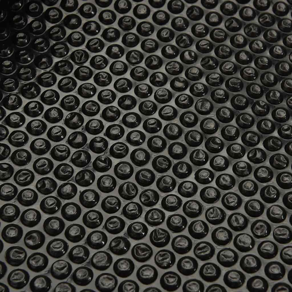 Treibende Pool Solarfolie rechtecking 10 x 5m Pools, schwarz