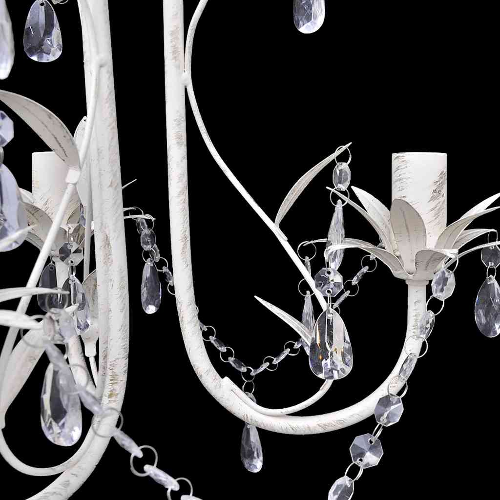 Lysekrone pendel lys krystal lampe lysekrone lys hvid