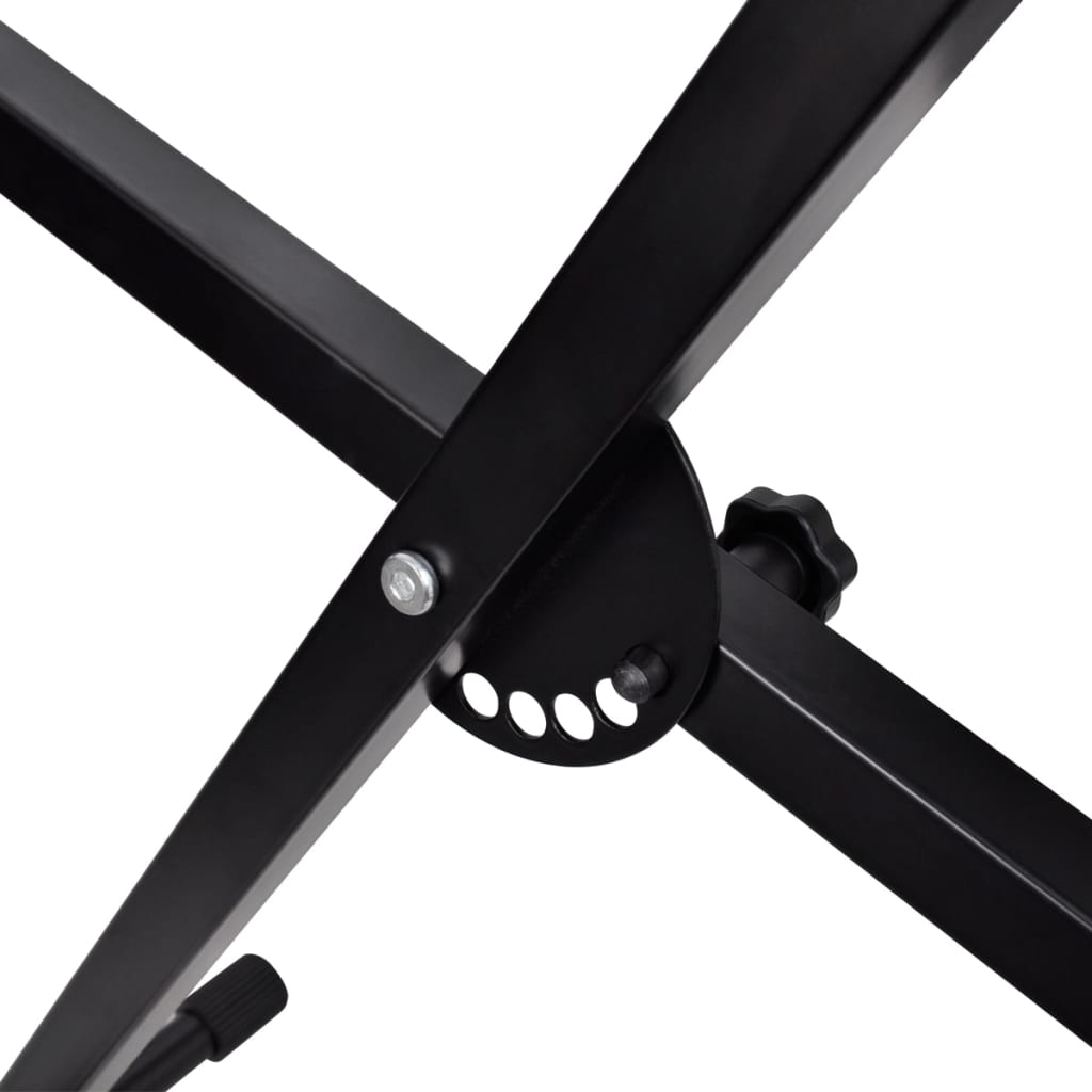 Justerbart tastaturstativ med enkelt afstivning X-Frame