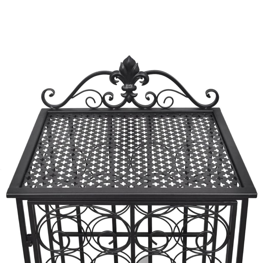 Flaskeholder til 28 flasker metal