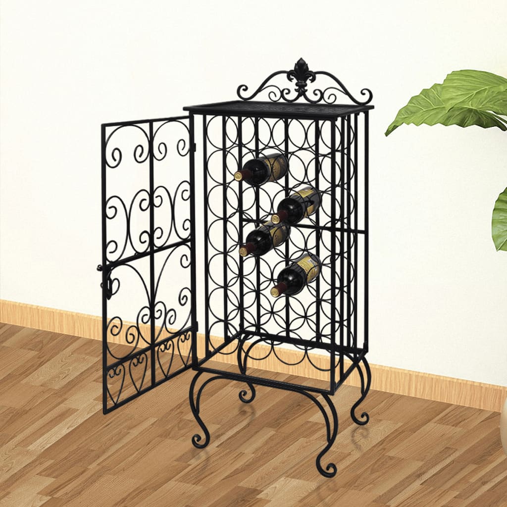 Flaskeholder til 28 flasker metal