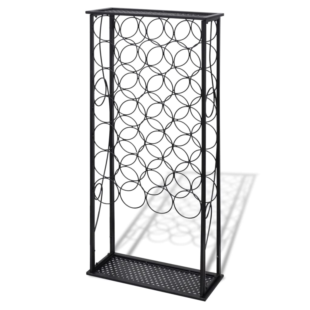 Flaskeholder til 28 flasker metal
