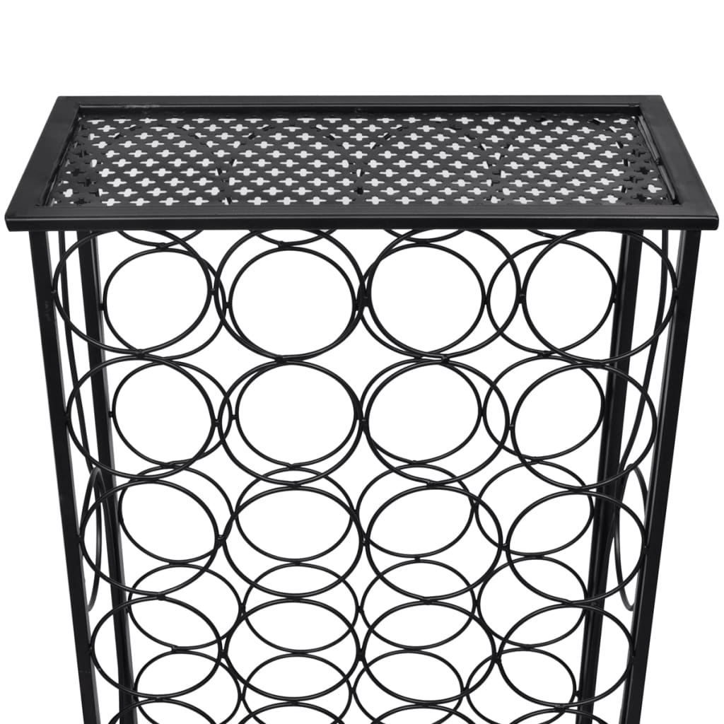 Flaskeholder til 28 flasker metal