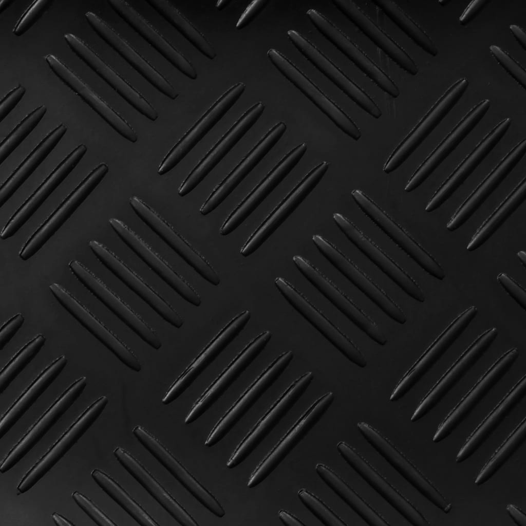 Gummimåtte Anti-Slip 5 x 1 m Ternet pladedesign