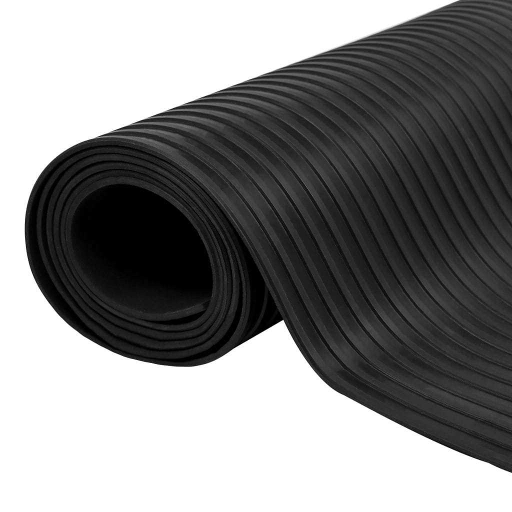 Gummimåtte Anti-Slip 2 x 1 m Bred Rib
