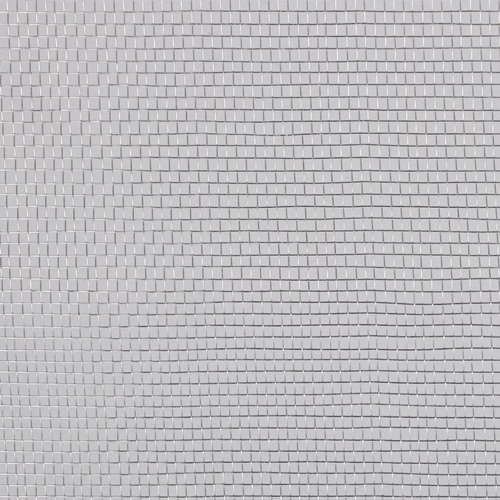 Fliegengitter Aluminium 100x500 cm Silbern
