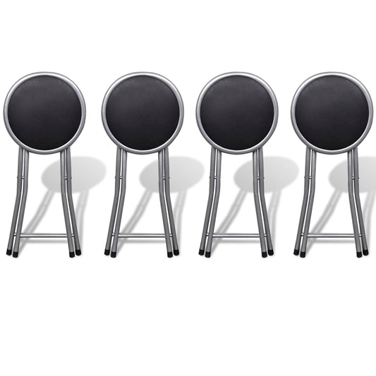 Klappbare Hocker 4 Stk. Kunstleder