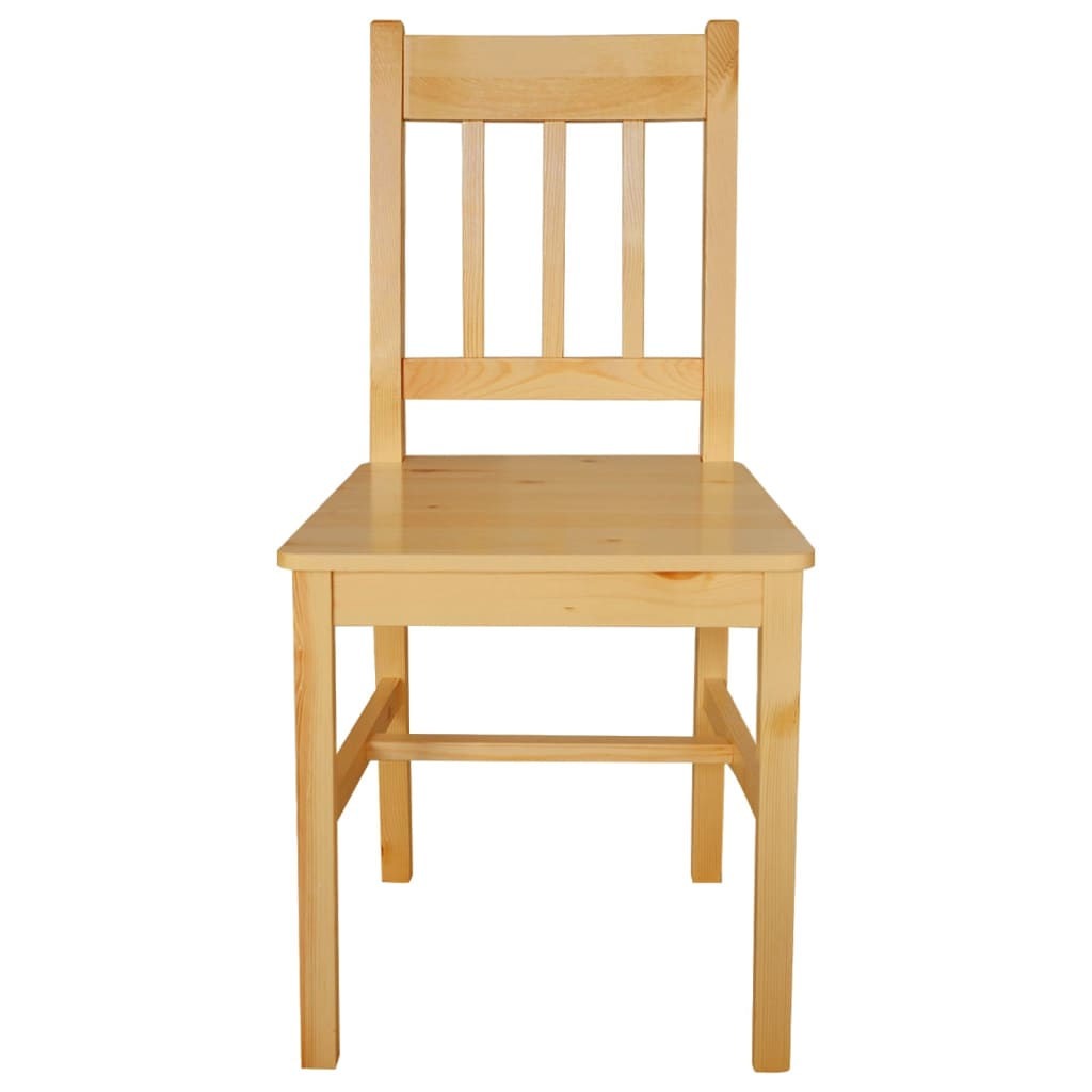 Spisestuestole 2 stk fyrretræ