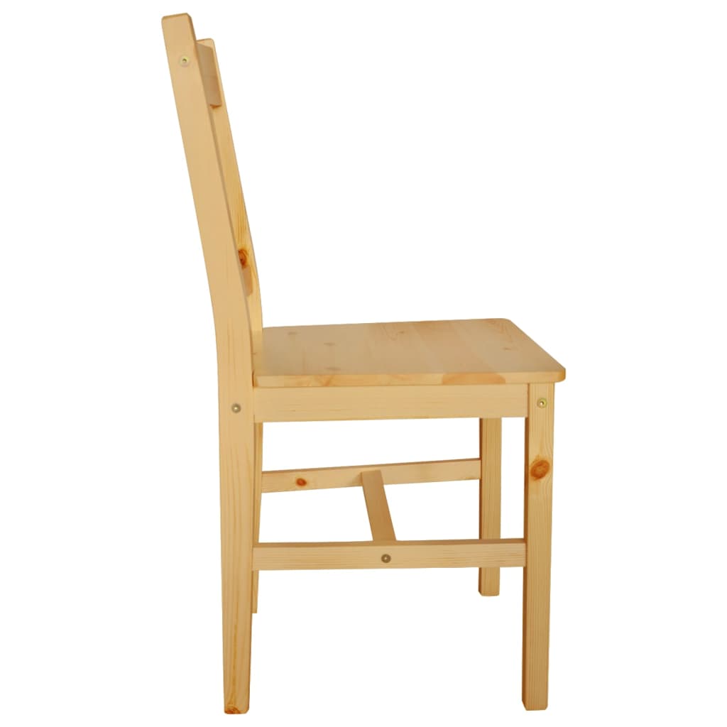 Spisestuestole 2 stk fyrretræ