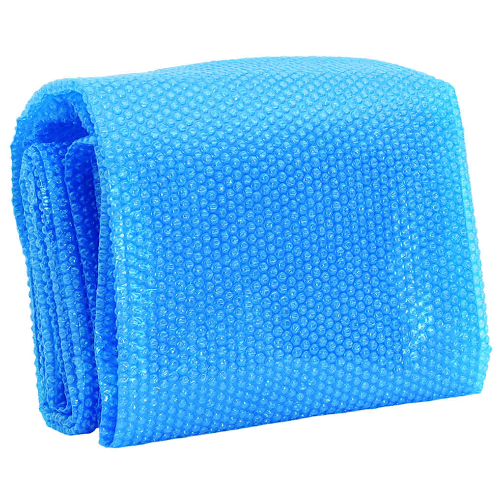 Runde Pool-Abdeckung PE Blau 488 cm