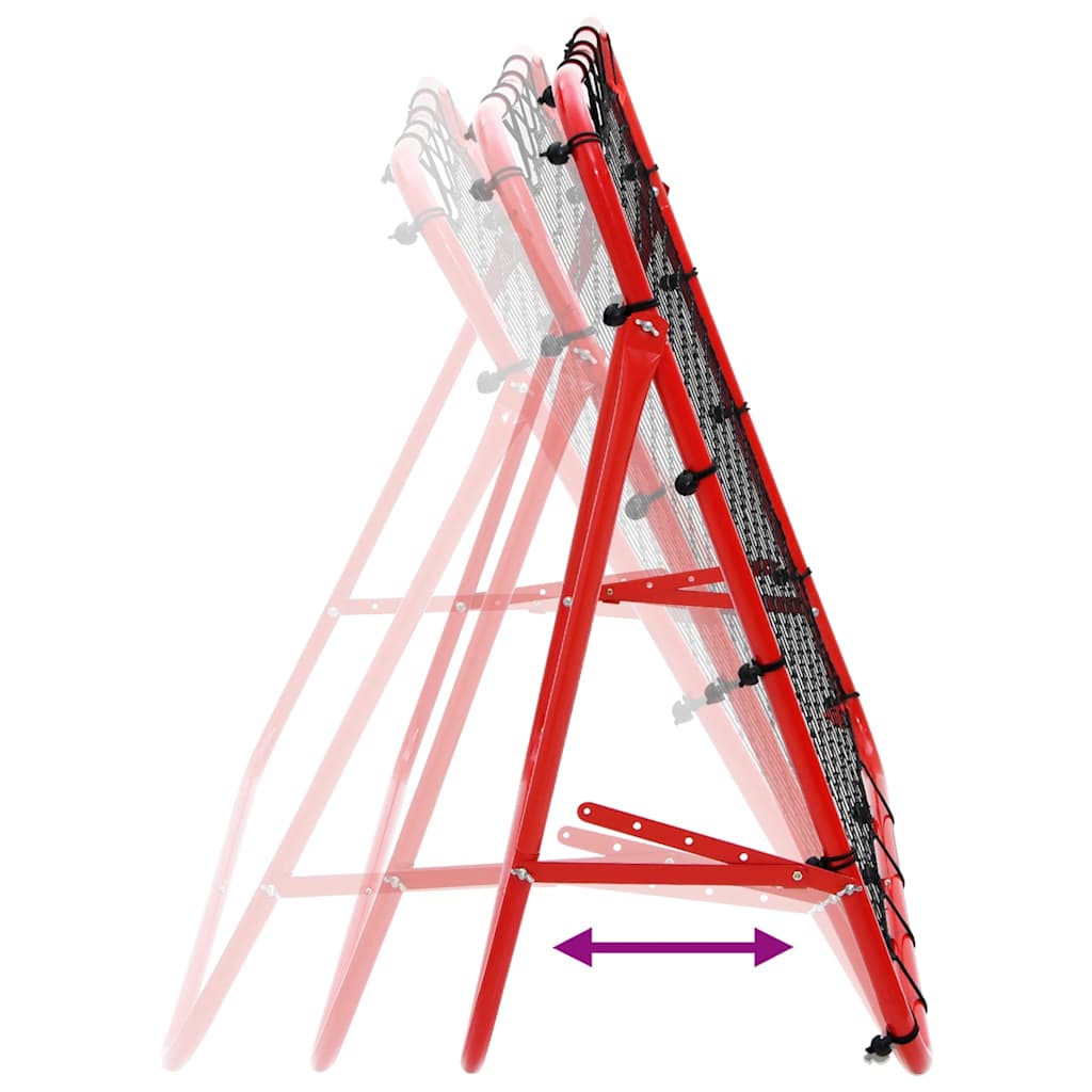 Justerbar Fodbold Kickback Rebounder 100x100 cm