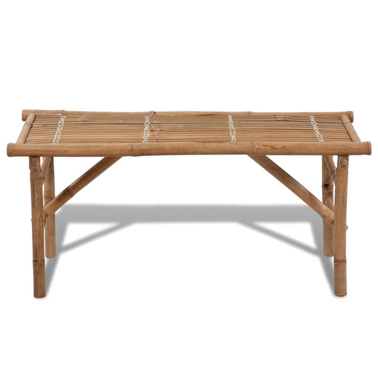 Havebænk foldbar 118 cm bambus