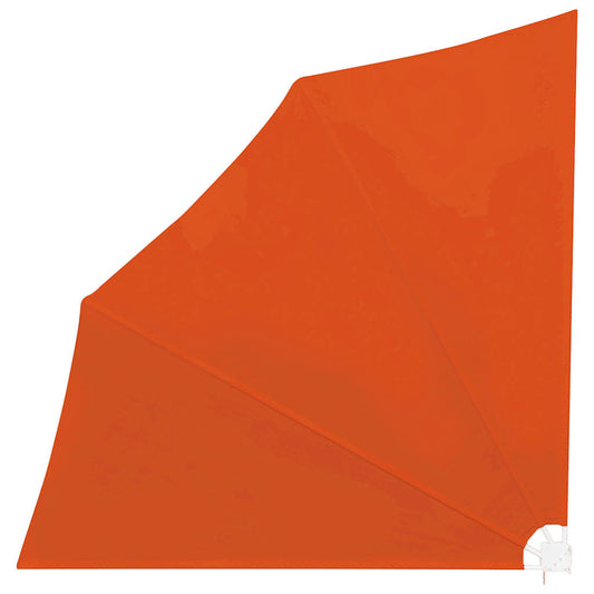 Faltbarer Balkonfächer Terracotta-Rot 140×140 cm