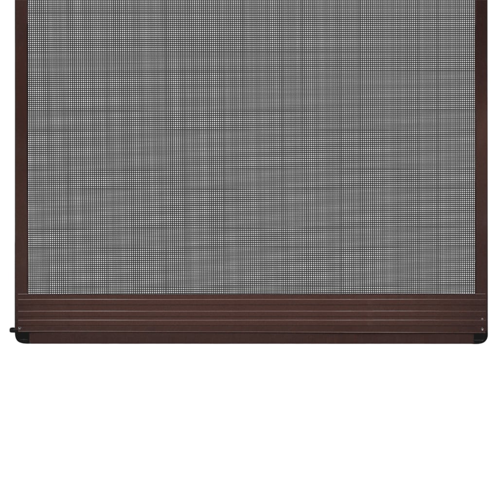 Insektenschutz mit Scharnieren für Türen 100x215 cm Braun