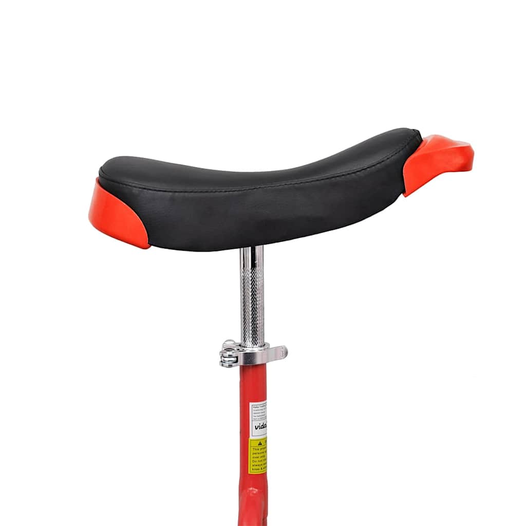 Unicykel Justerbar Rød 16 Tommer