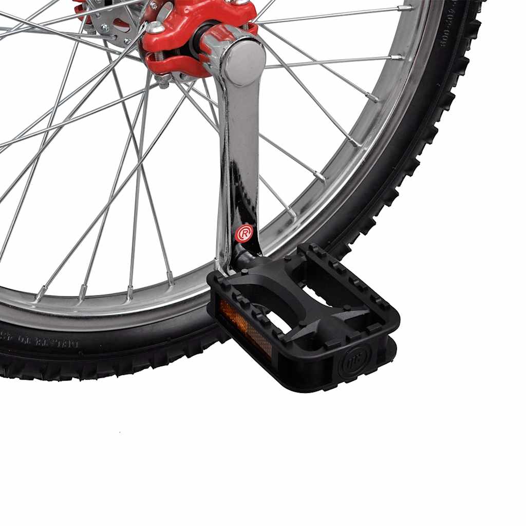 Unicykel Justerbar Rød 16 Tommer