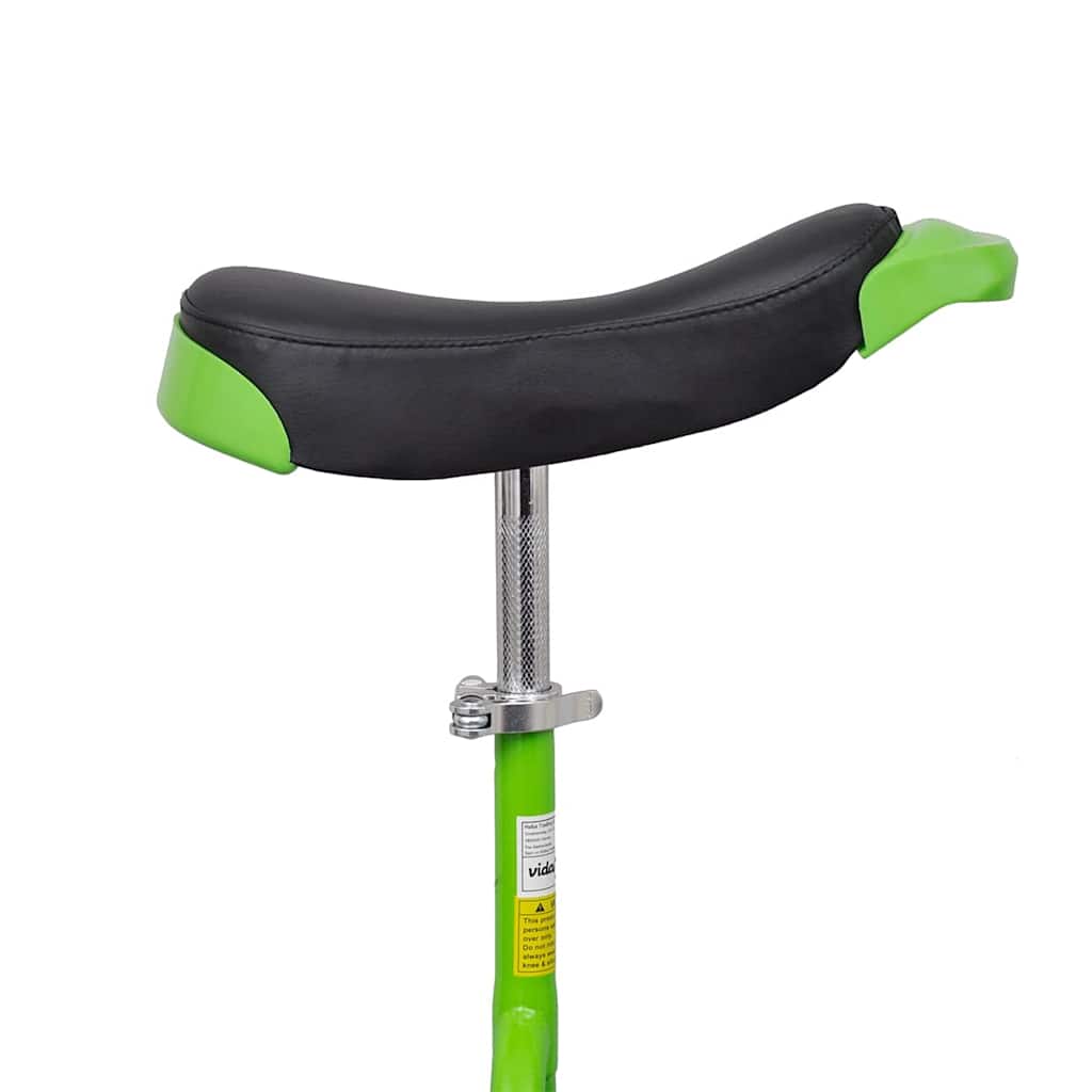 Unicykel Justerbar Grøn 20 Tommer
