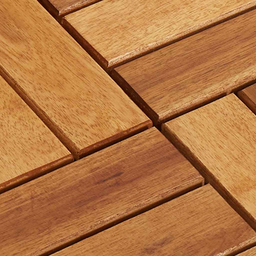 Terrassenfliesen 30 Stk. 30x30 cm Akazienholz