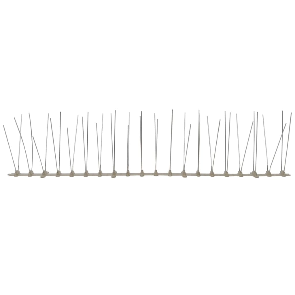 6-tlg. Vogelabwehr-Spikes-Set 3 m Kunststoff 4-reihig