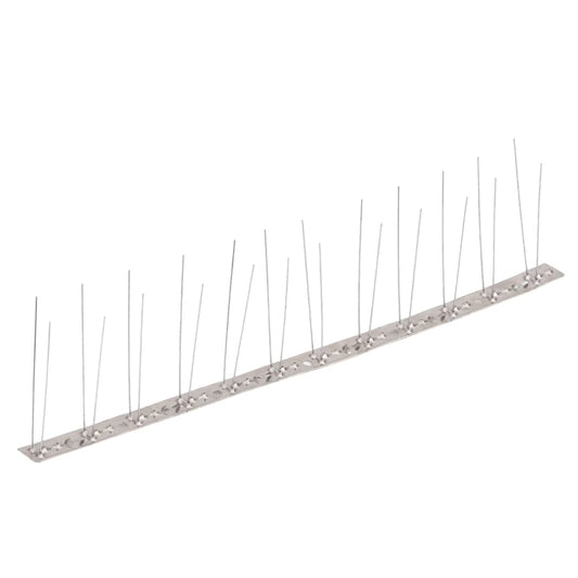 6-tlg. Taubenabwehr Spikes-Set Edelstahl 3 m 2-reihig