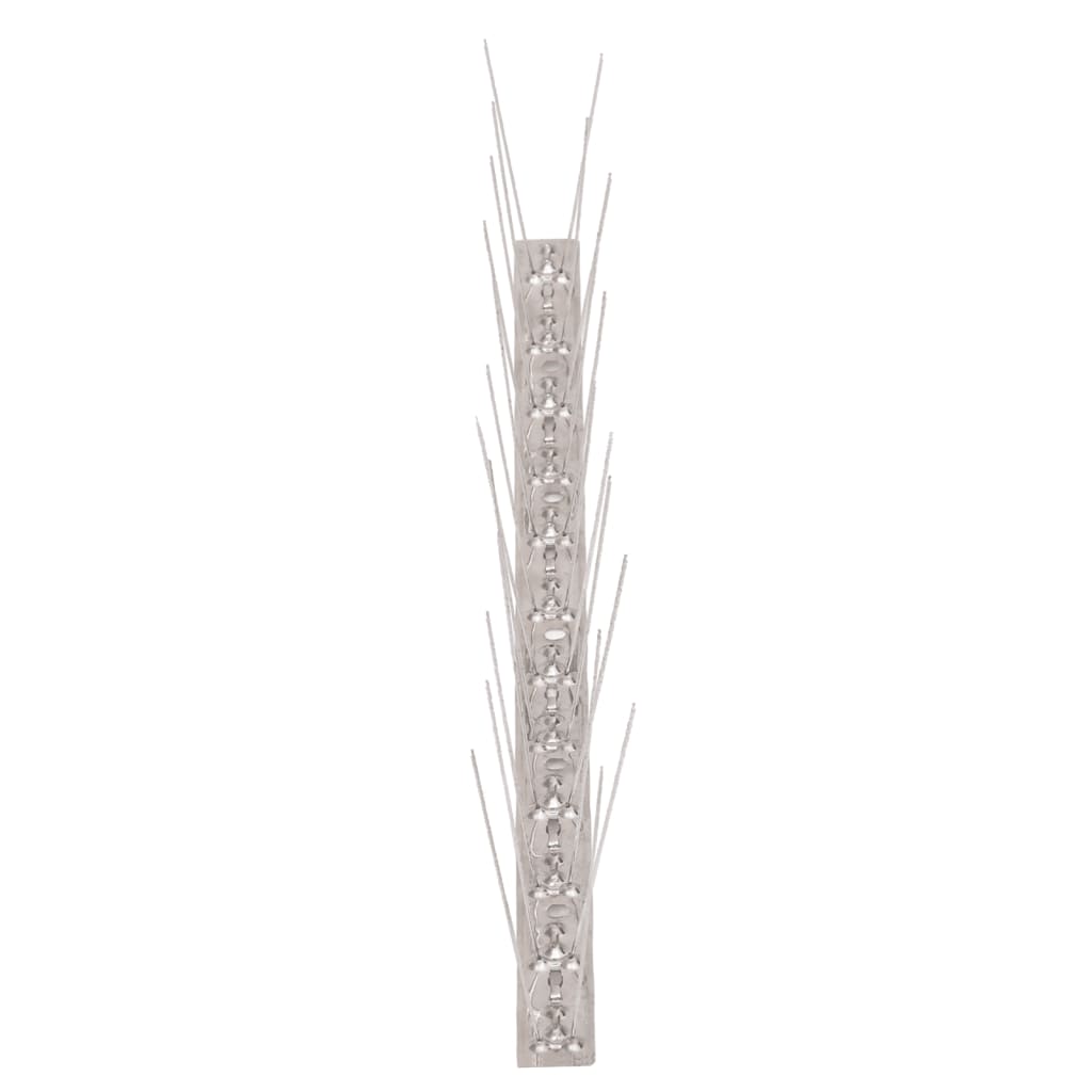 6-tlg. Taubenabwehr Spikes-Set Edelstahl 3 m 2-reihig