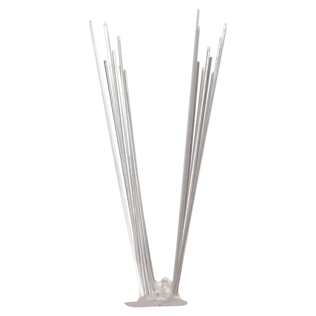 6-tlg. Taubenabwehr Spikes-Set Edelstahl 3 m 2-reihig