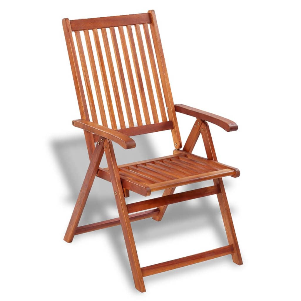 Havestole 2 Stk Sammenfoldelig Acacia Massivt Træ Brun