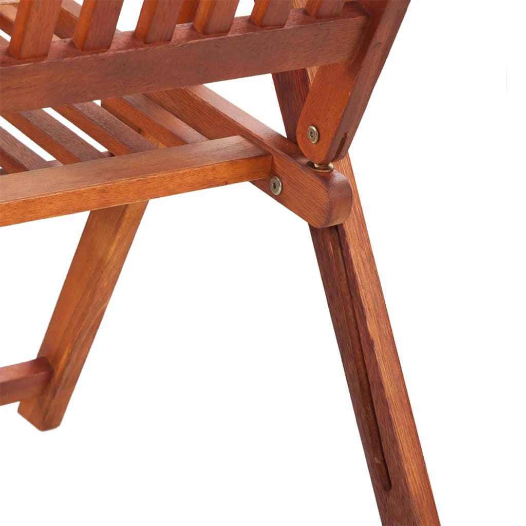 Havestole 2 Stk Sammenfoldelig Acacia Massivt Træ Brun