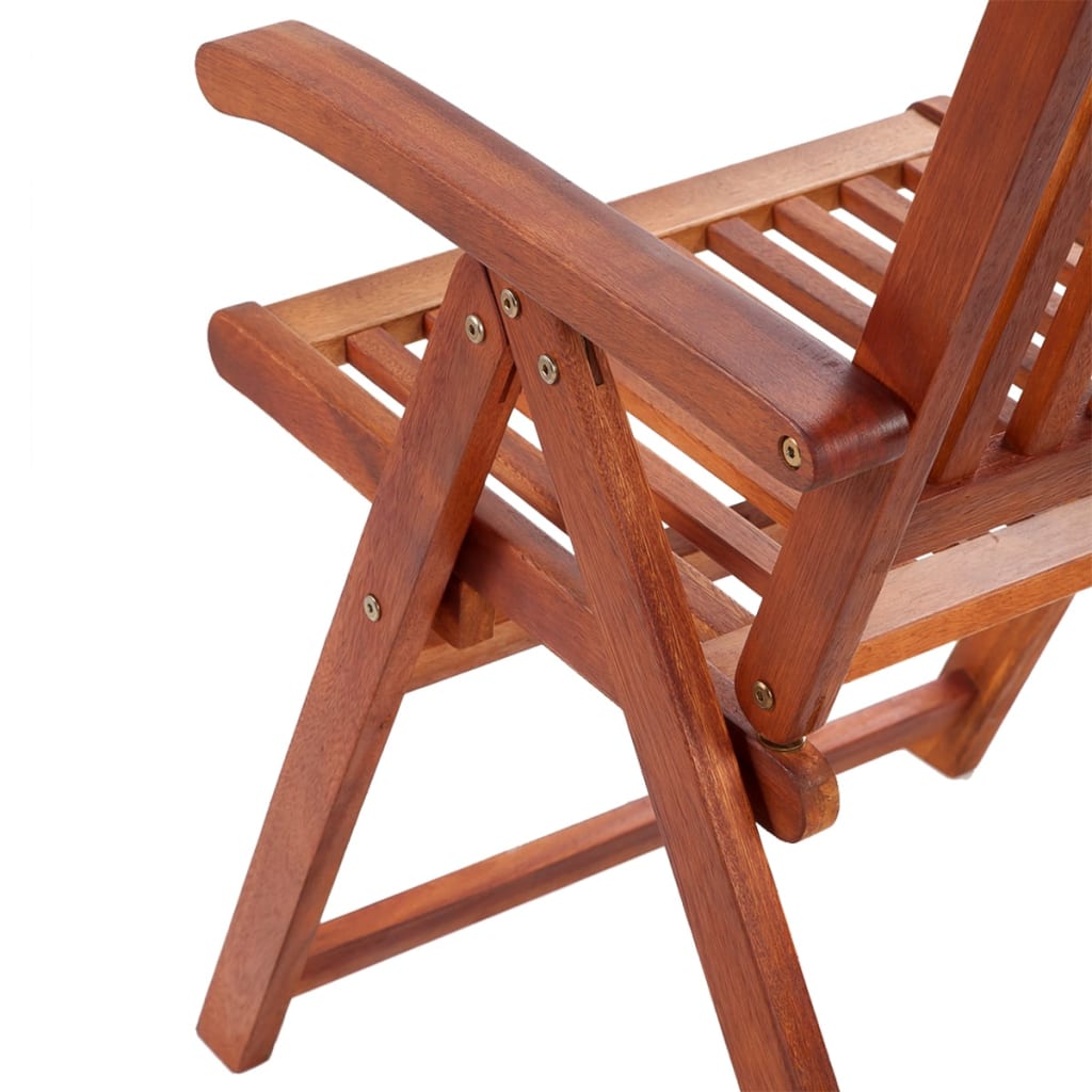 Havestole 2 Stk Sammenfoldelig Acacia Massivt Træ Brun