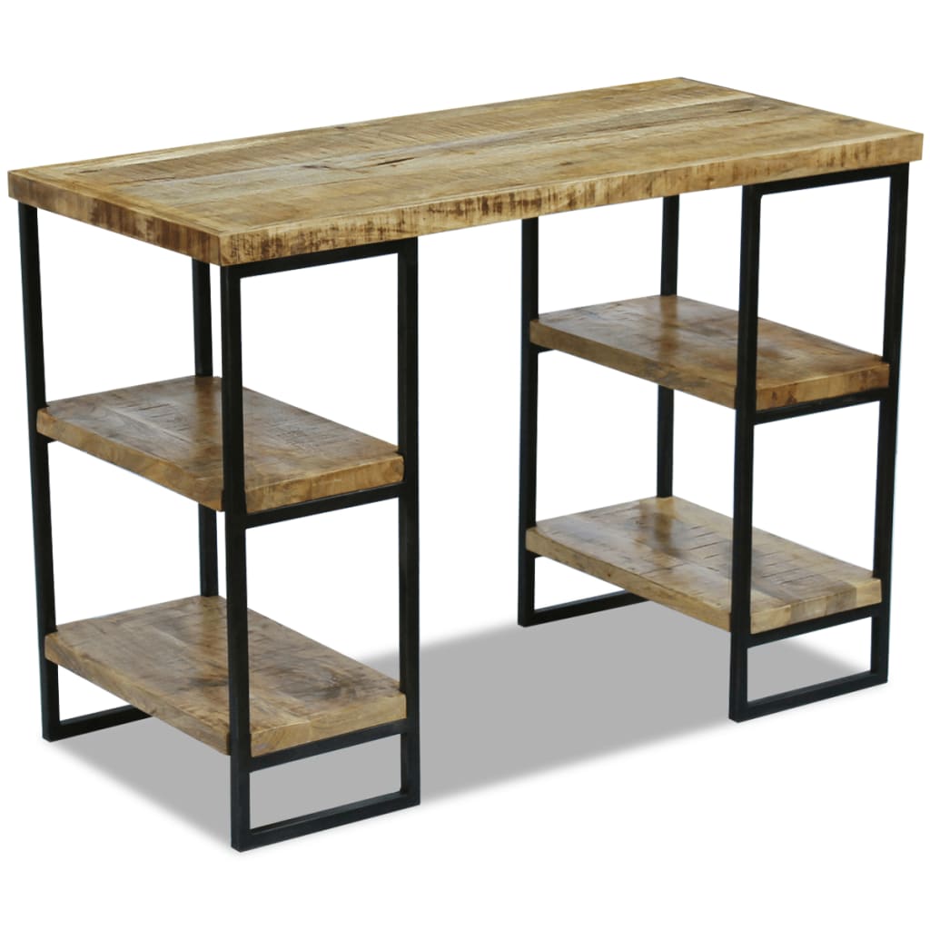 kontorbord mangotræ 110×50×76 cm
