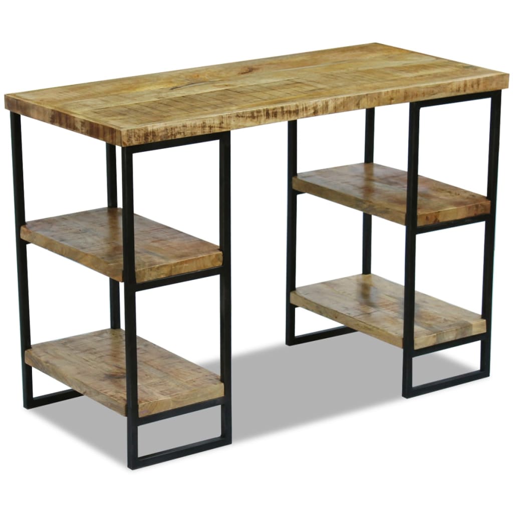 kontorbord mangotræ 110×50×76 cm