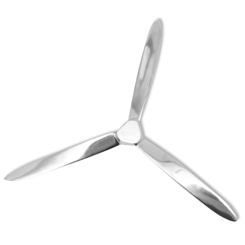 Vægdekoration Propel Sølv 70cm Aluminium