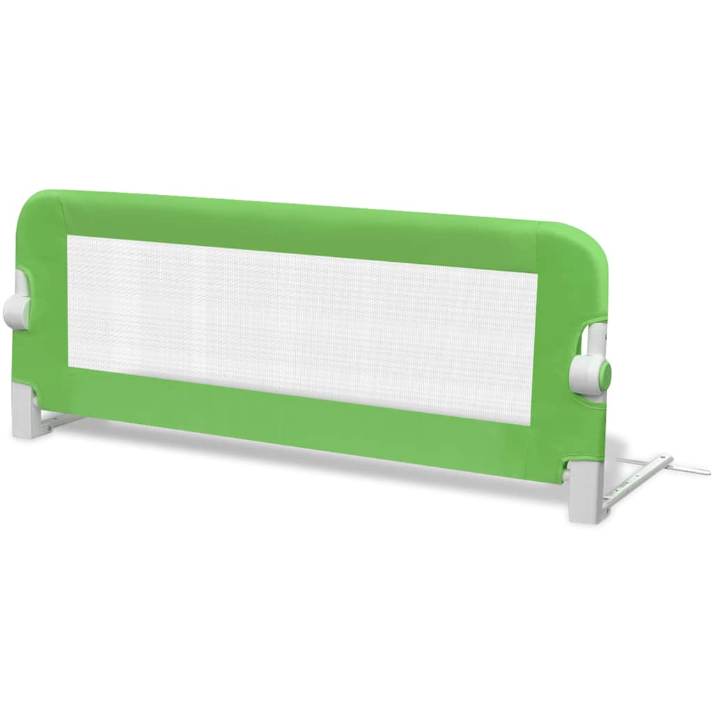 Toddler Bed Guard 2 stk Grøn 102x42 cm