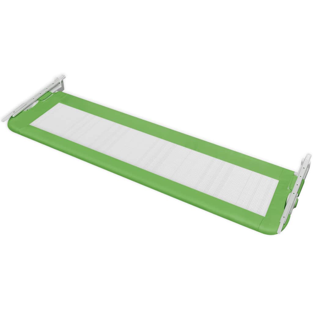Toddler Bed Guard 2 stk Grøn 150x42 cm