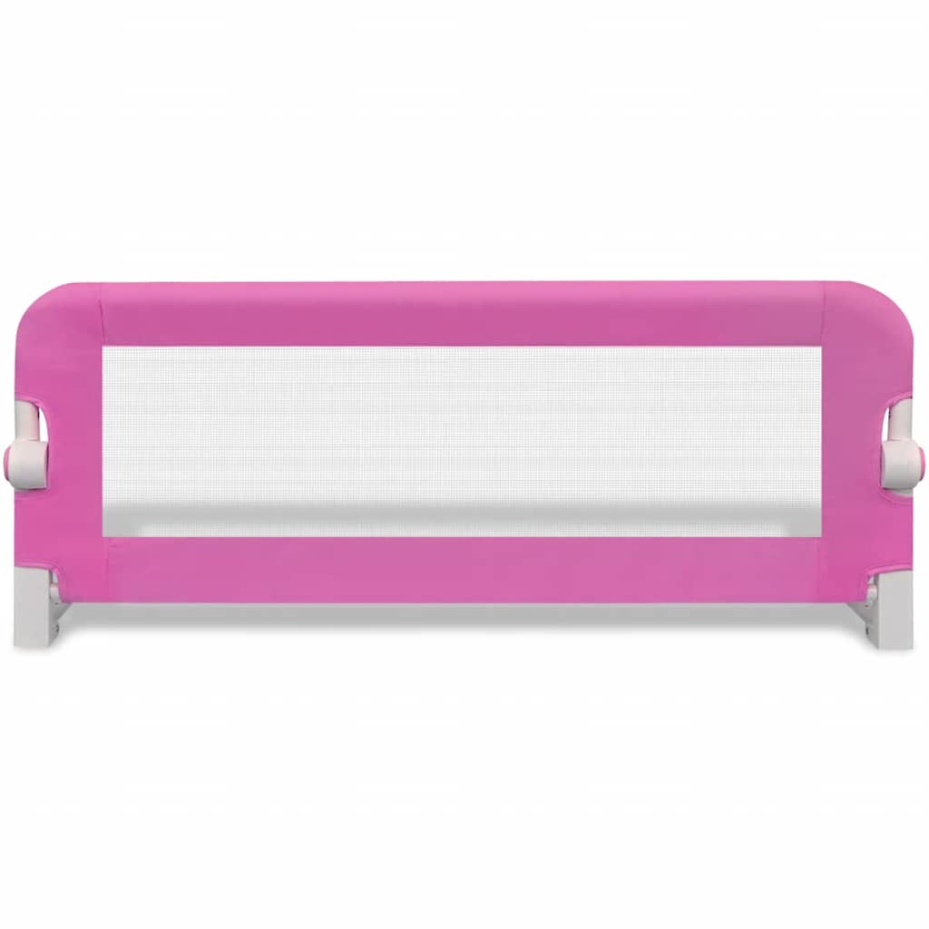 Toddler Bed Guard 2 stk Pink 102x42 cm