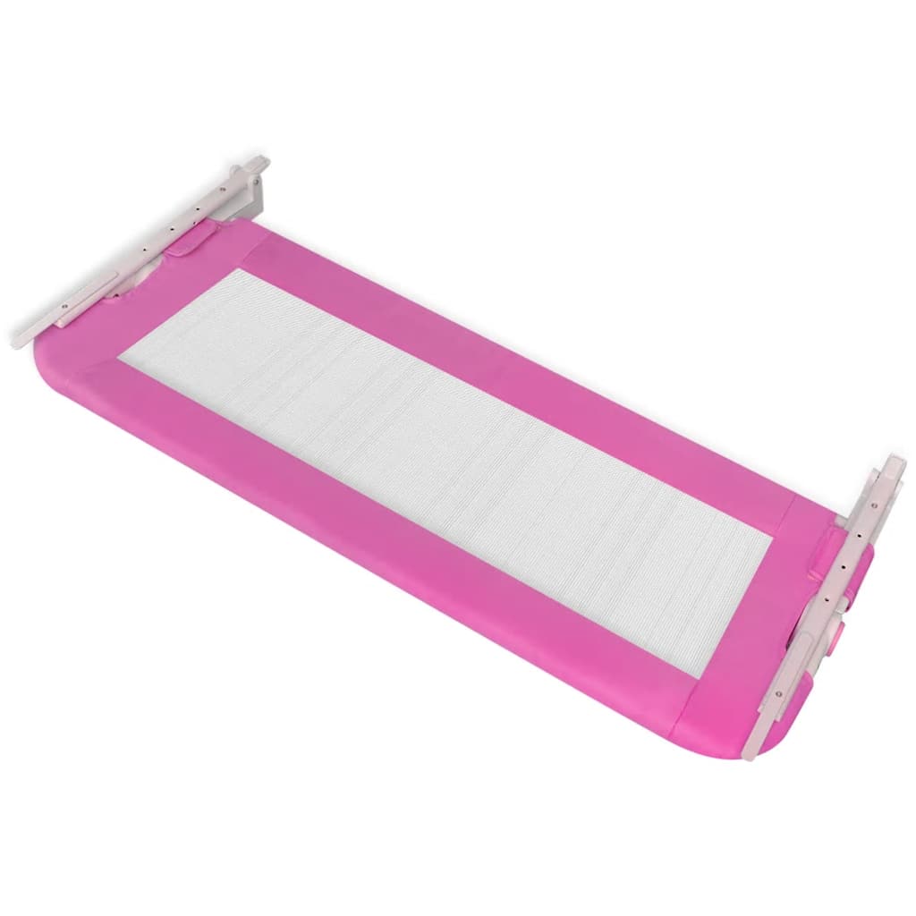 Toddler Bed Guard 2 stk Pink 102x42 cm