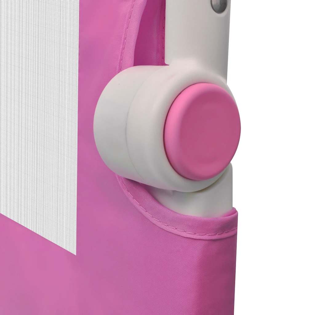 Toddler Bed Guard 2 stk Pink 102x42 cm