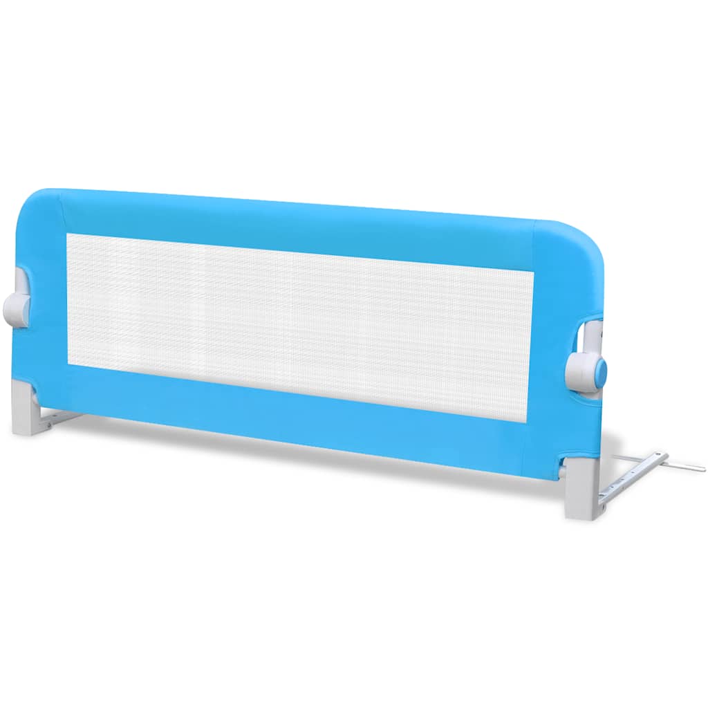 Toddler Bed Guard 2 stk Blå 102x42 cm