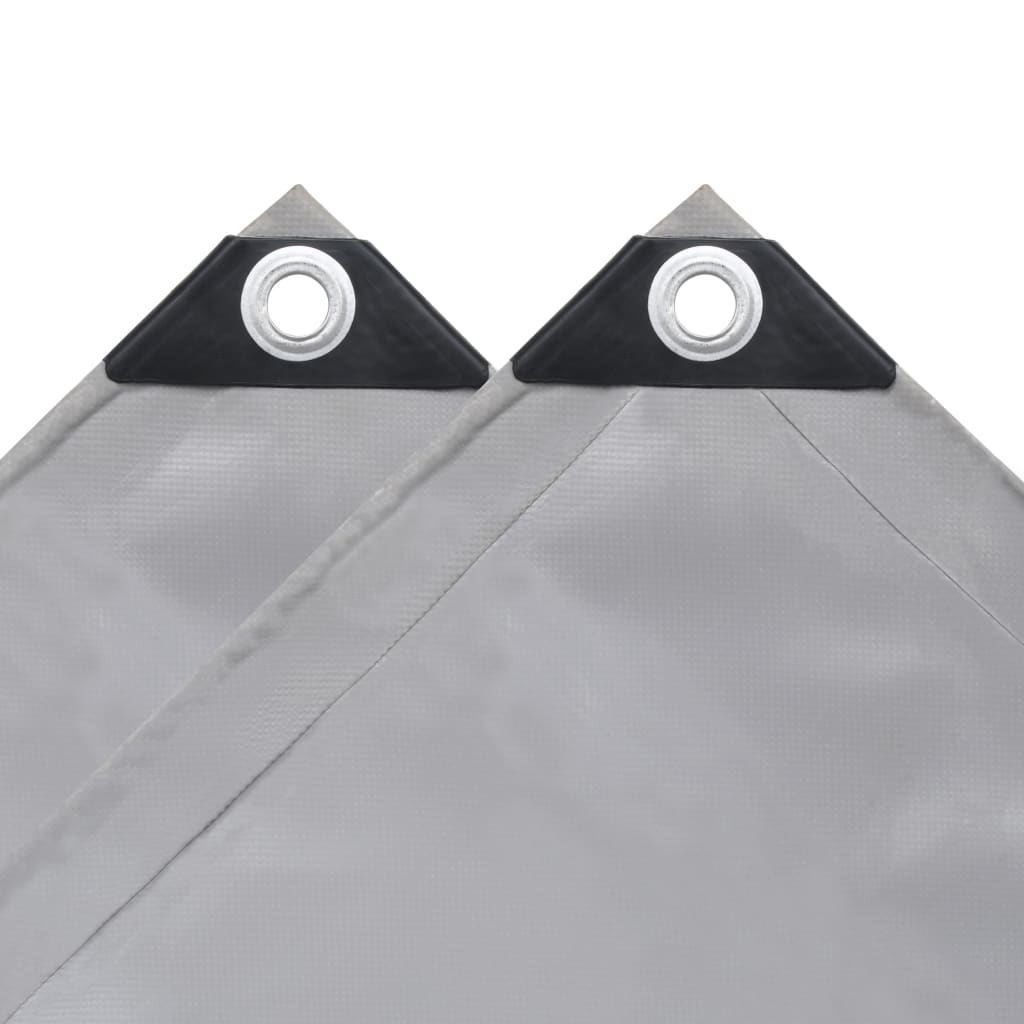 Presenning 650 g/m² 6x8 m Grå
