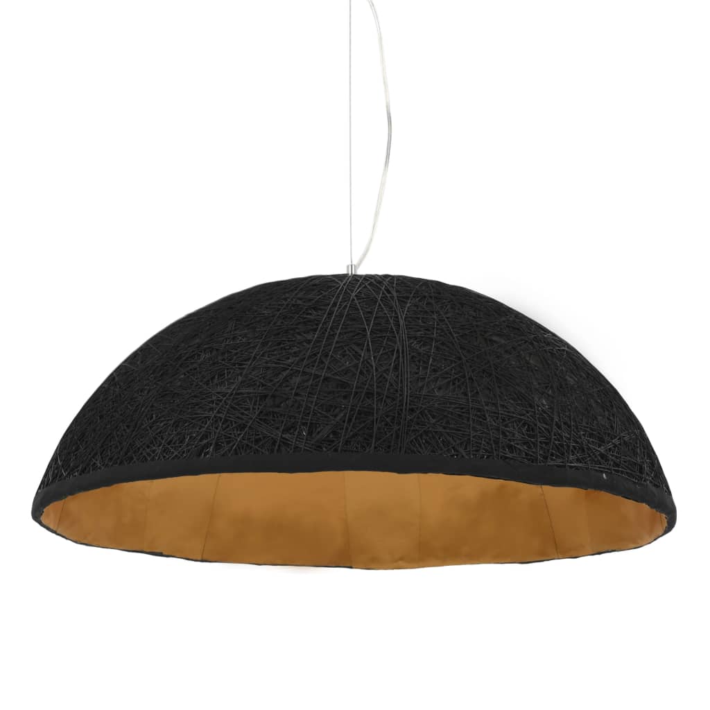 Pendel sort og guld Ø70 cm E27