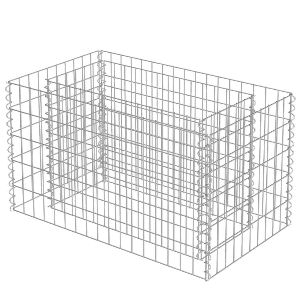 Gabion Højseng Galvaniseret Stål 90×50×50 cm