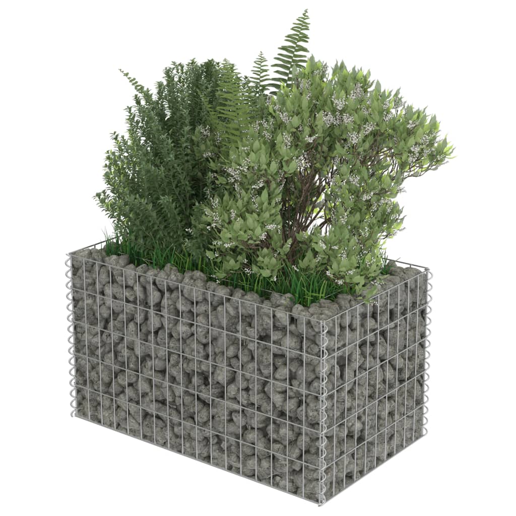 Gabion Højseng Galvaniseret Stål 90×50×50 cm