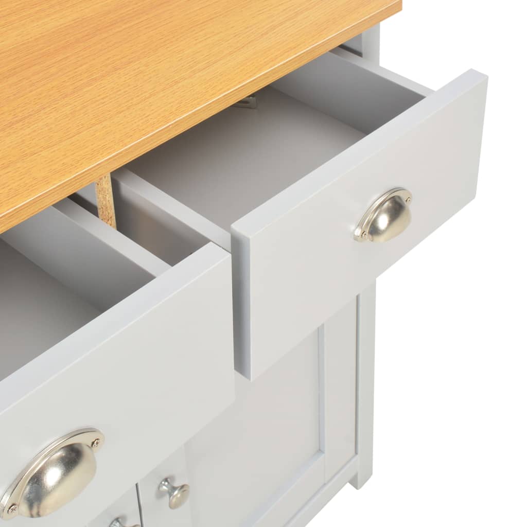 Sideboard Grau vidaXL Sideboard Grau 79 x 35 x 81 cm