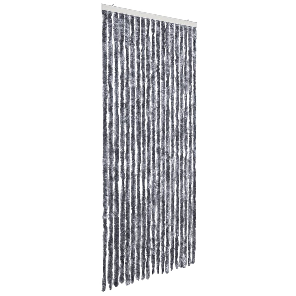 Insektenschutz-Vorhang Silbern 56x185 cm Chenille