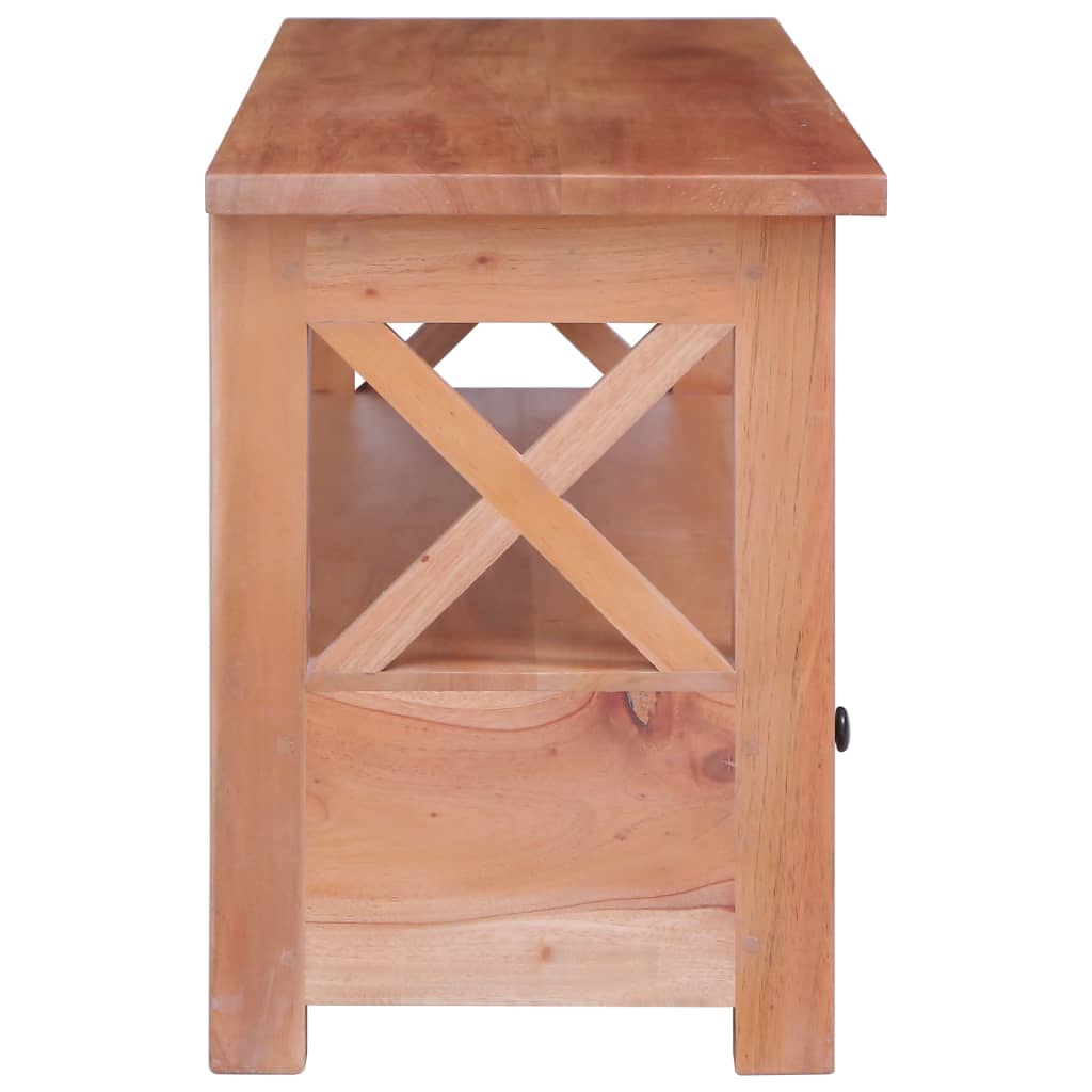 TV-møbel 120 x 30 x 40 cm massivt træ mahogni