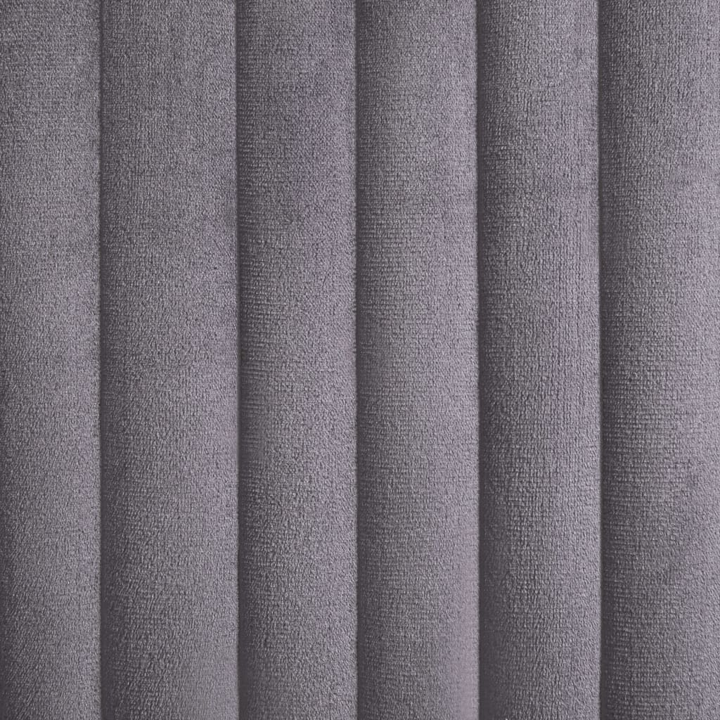Spisestuestole 2 stk. Grey Velvet