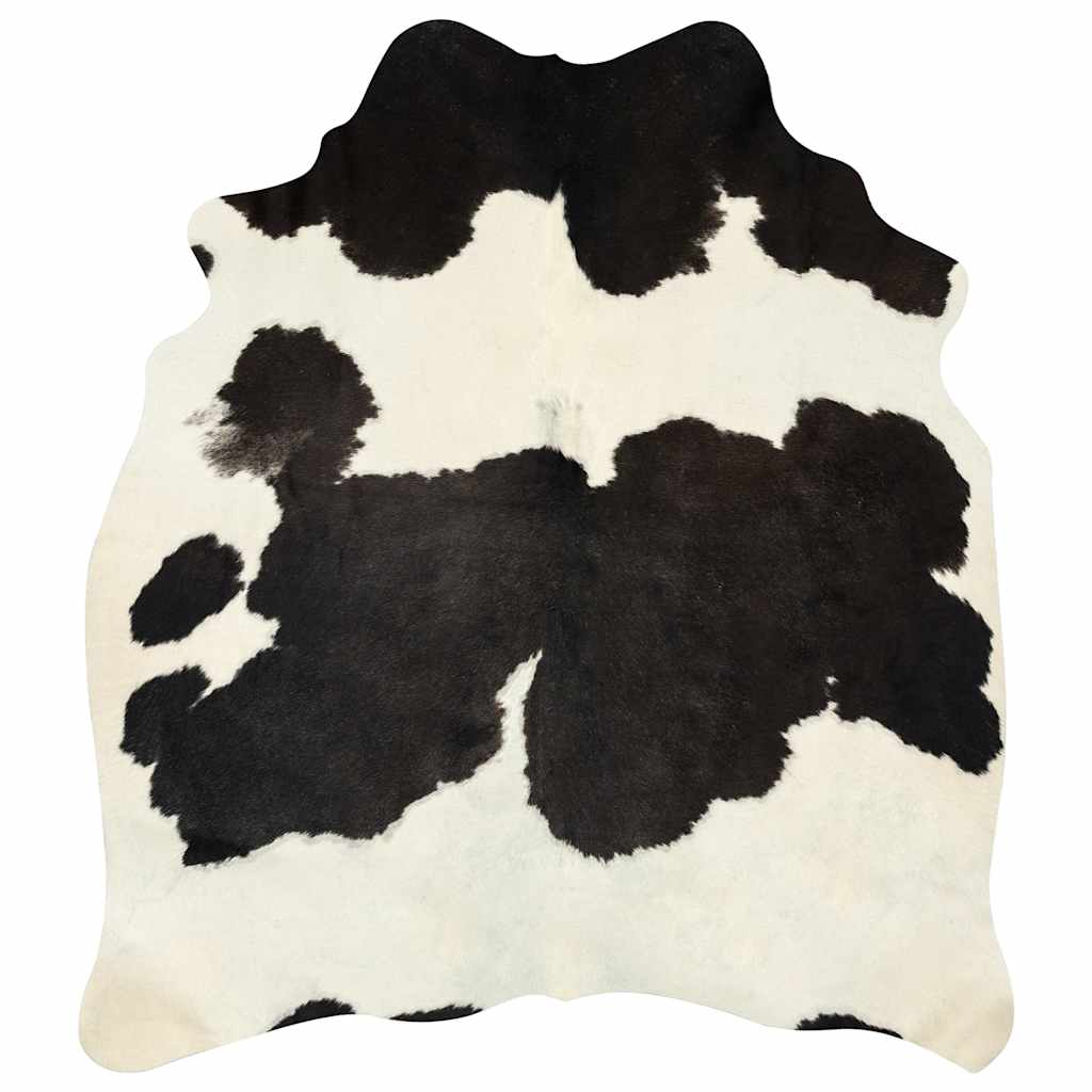 Tæppe Ægte Koskind Sort og Hvid 150x170 cm