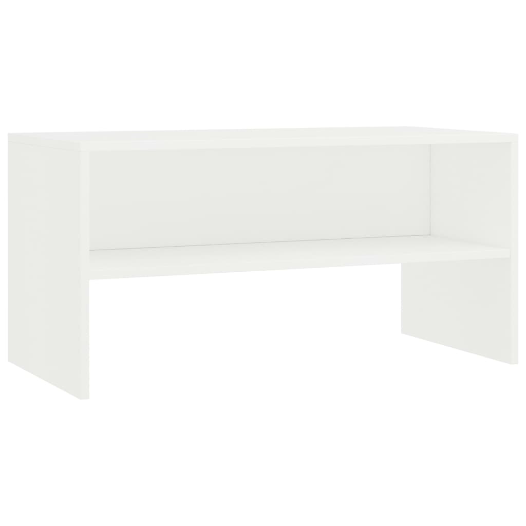 TV-Schrank Weiß 80x40x40cm Holzwerkstoff