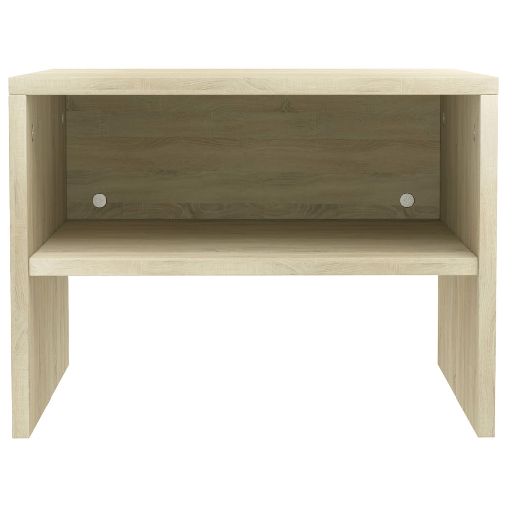 Sengeborde 2 stk Sonoma eg 40x30x30 cm træmateriale