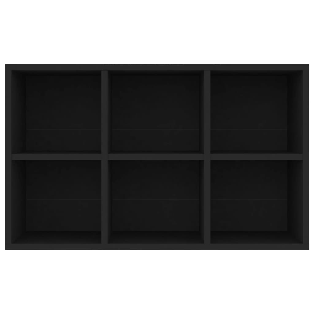 Reol/Skænk Sort 66x30x98 cm Træ Materiale